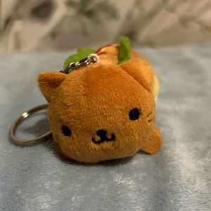 *******SOLD*******Kitty Hotdog Keychain
